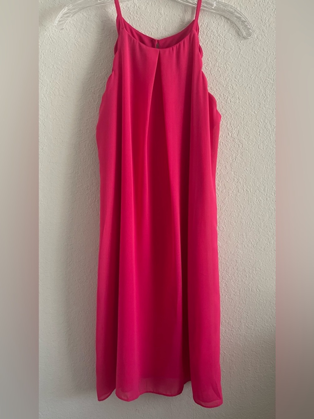I.N. San Francisco Hot Pink Spaghetti-Strap Shift Dress